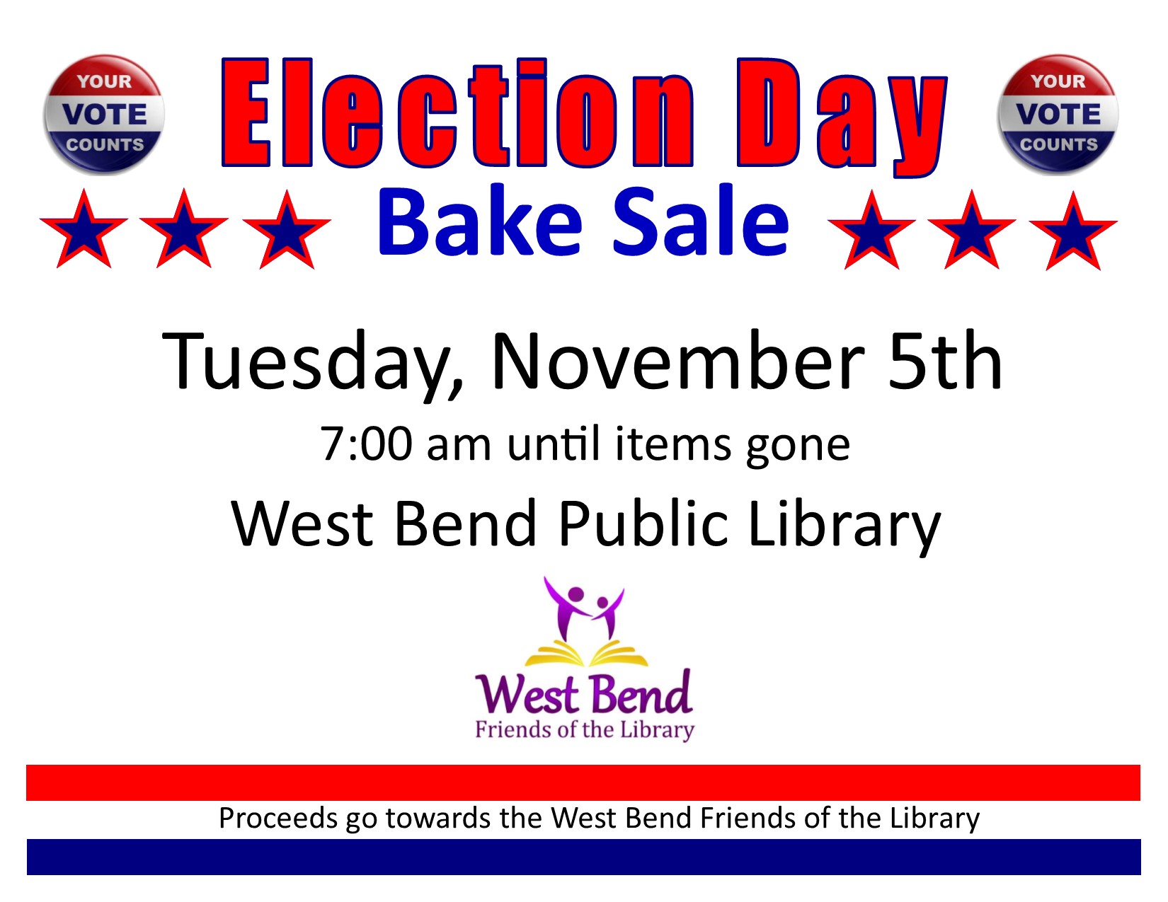 Election Day Bake Sale